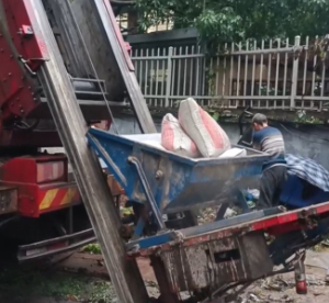 云梯上料案例展示（视频展示）